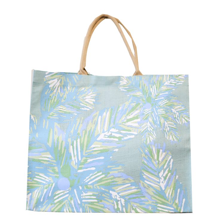 A photo of the Panama Carryall Tote in Blue Glass product