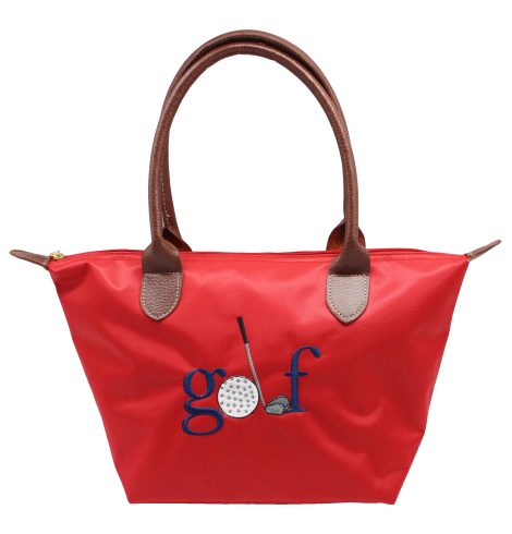 A photo of the Golf Nylon Tote In Red product