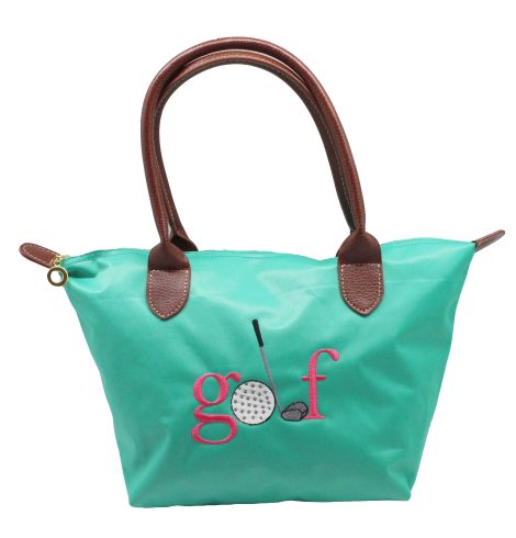 A photo of the Golf Nylon Tote In Turquoise product