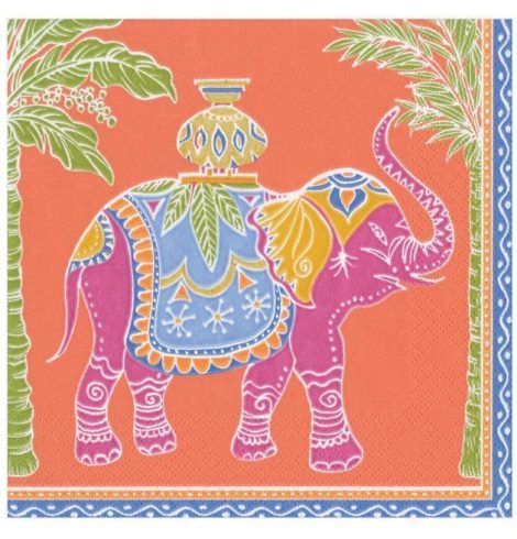A photo of the Royal Elephant Cocktail Napkins product