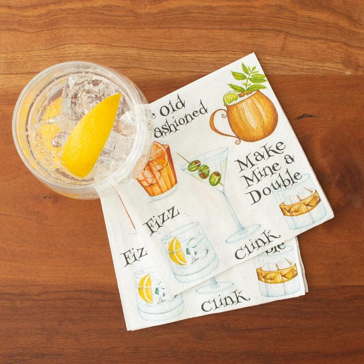 A photo of the Cocktail Hour Napkins product