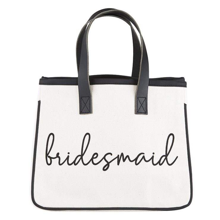 A photo of the Mini Canvas Bridesmaid Tote product