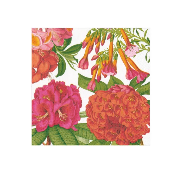 A photo of the Jefferson's Garden Study Napkins In White product
