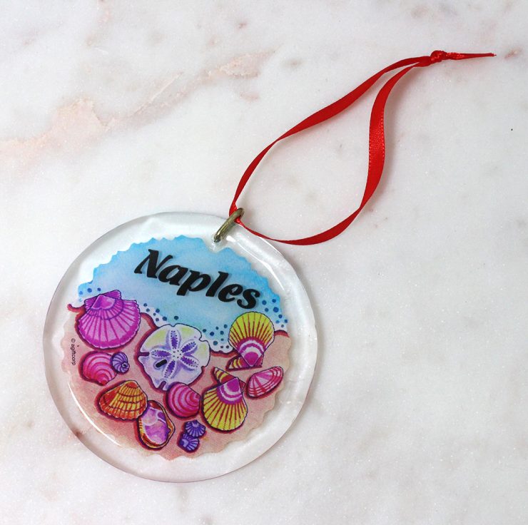 A photo of the Naples Ornament product