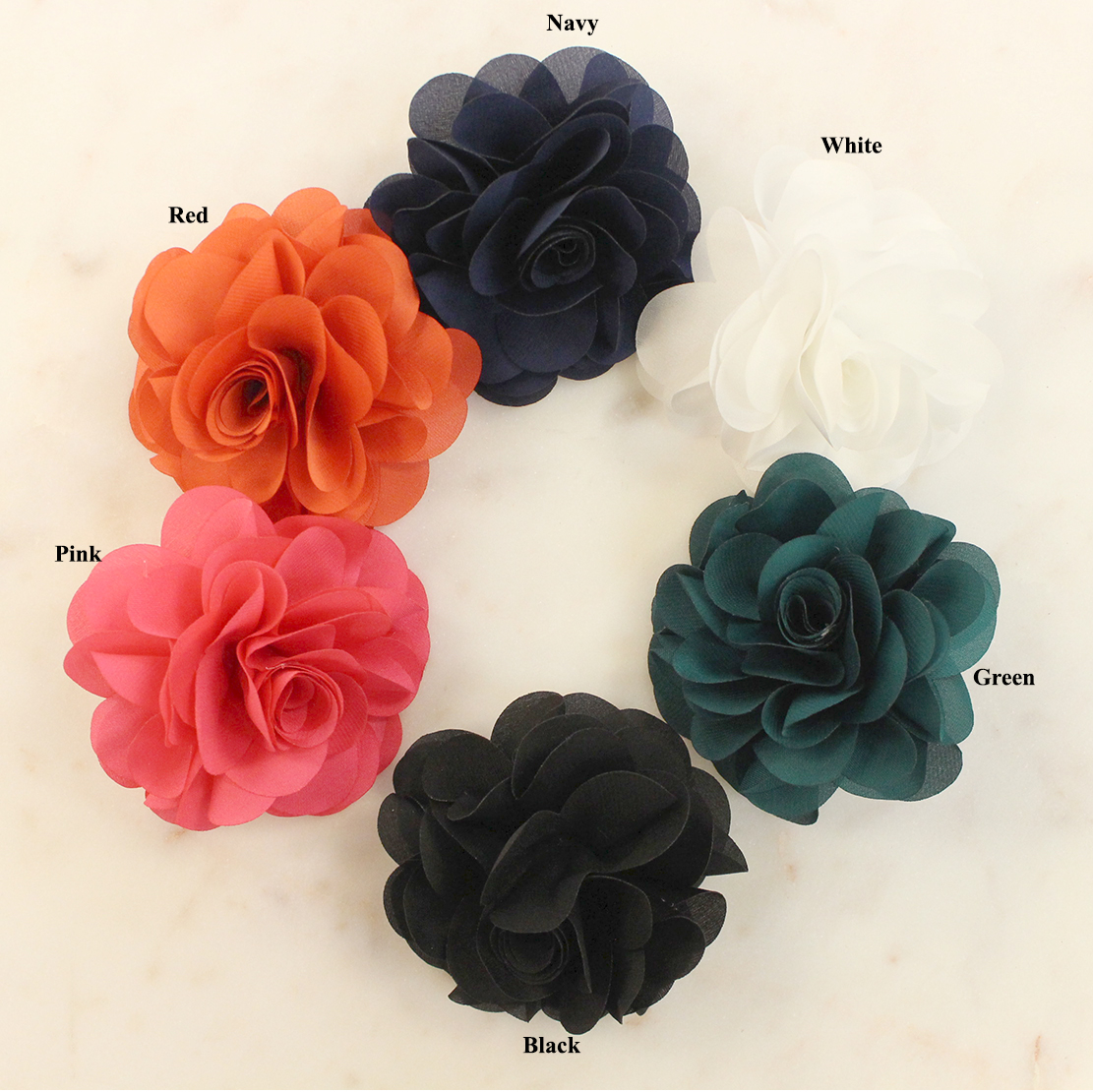 Flower Hair Clips/Pins - Best of Everything | Online Shopping