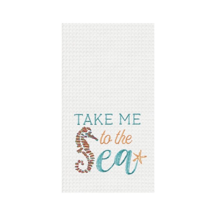 A photo of the Take Me To The Sea Towel product