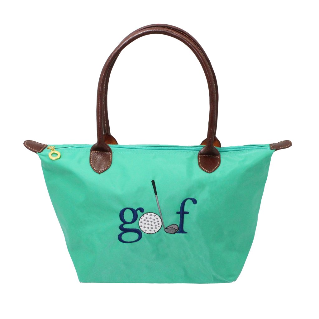 Golf Nylon Tote In Turquoise Best of Everything Online Shopping