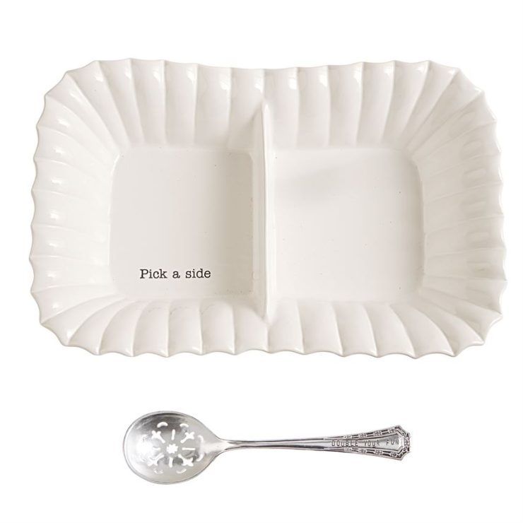 A photo of the Large Divided Side Dish Set product