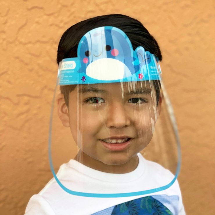 A photo of the Children's Face Shield product