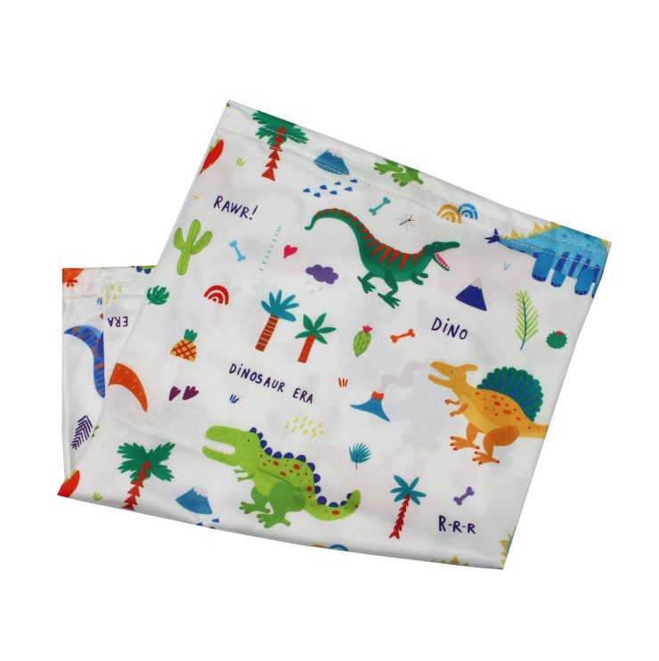 A photo of the Children's Neck Gaiter In Dino Friends product
