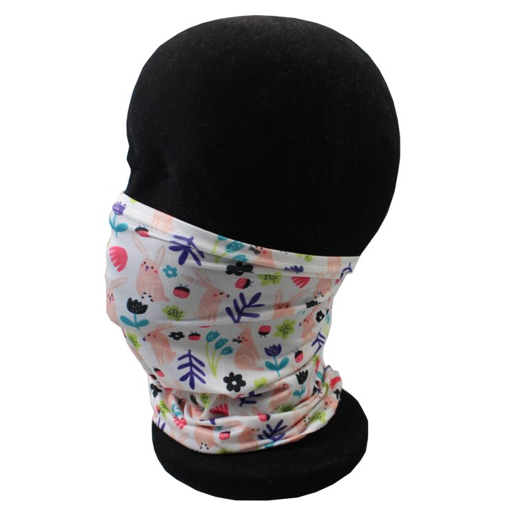 A photo of the Children's Neck Gaiter In Spring Fun product