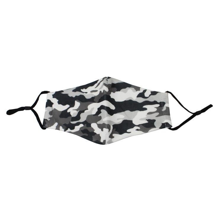 A photo of the Grey Camo Face Mask product