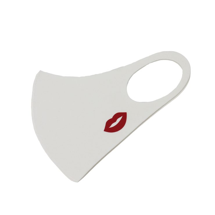 A photo of the Lips Face Mask In White product