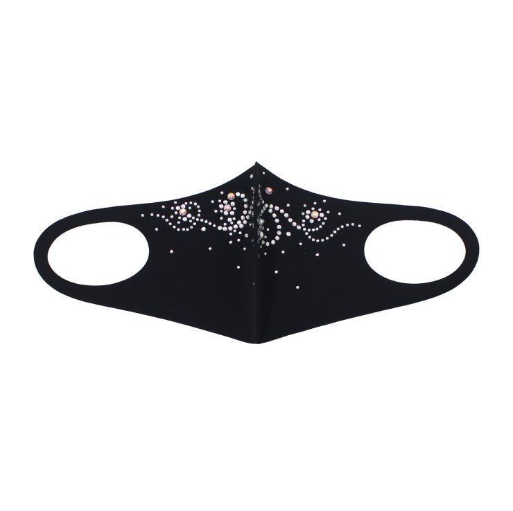 A photo of the Whimsical Rhinestone Face Mask product