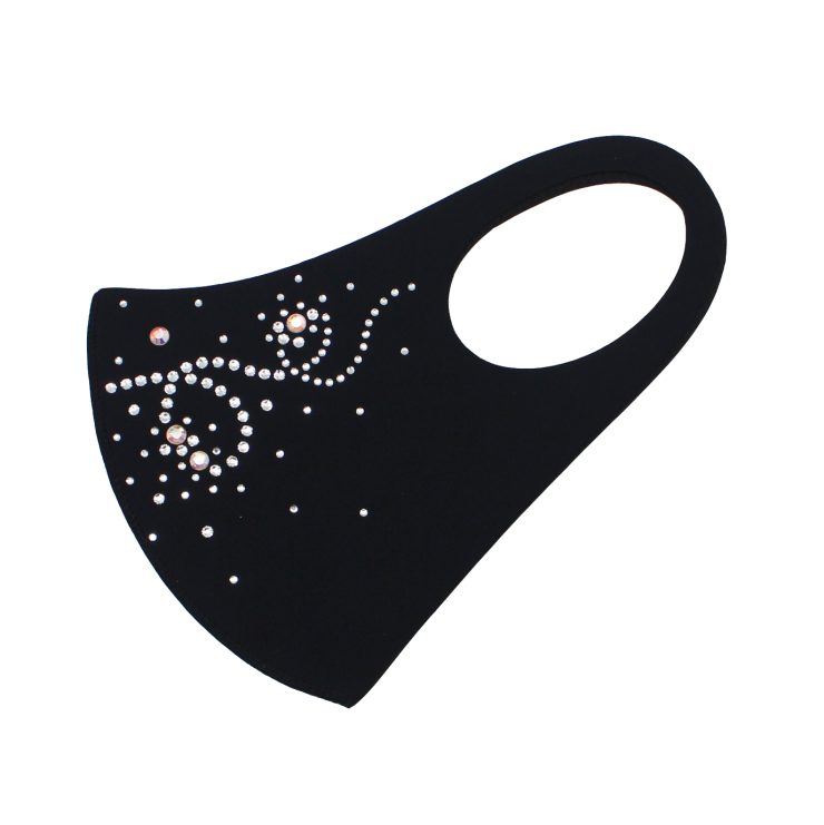 A photo of the Whimsical Rhinestone Face Mask product