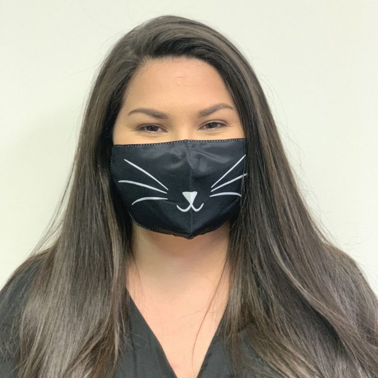 A photo of the Cat Face Mask product