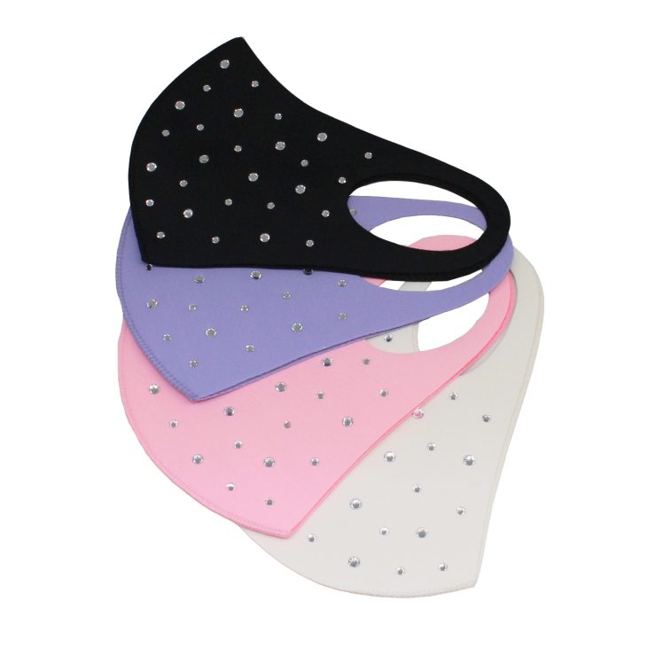 A photo of the Kids Rhinestone Face Mask product