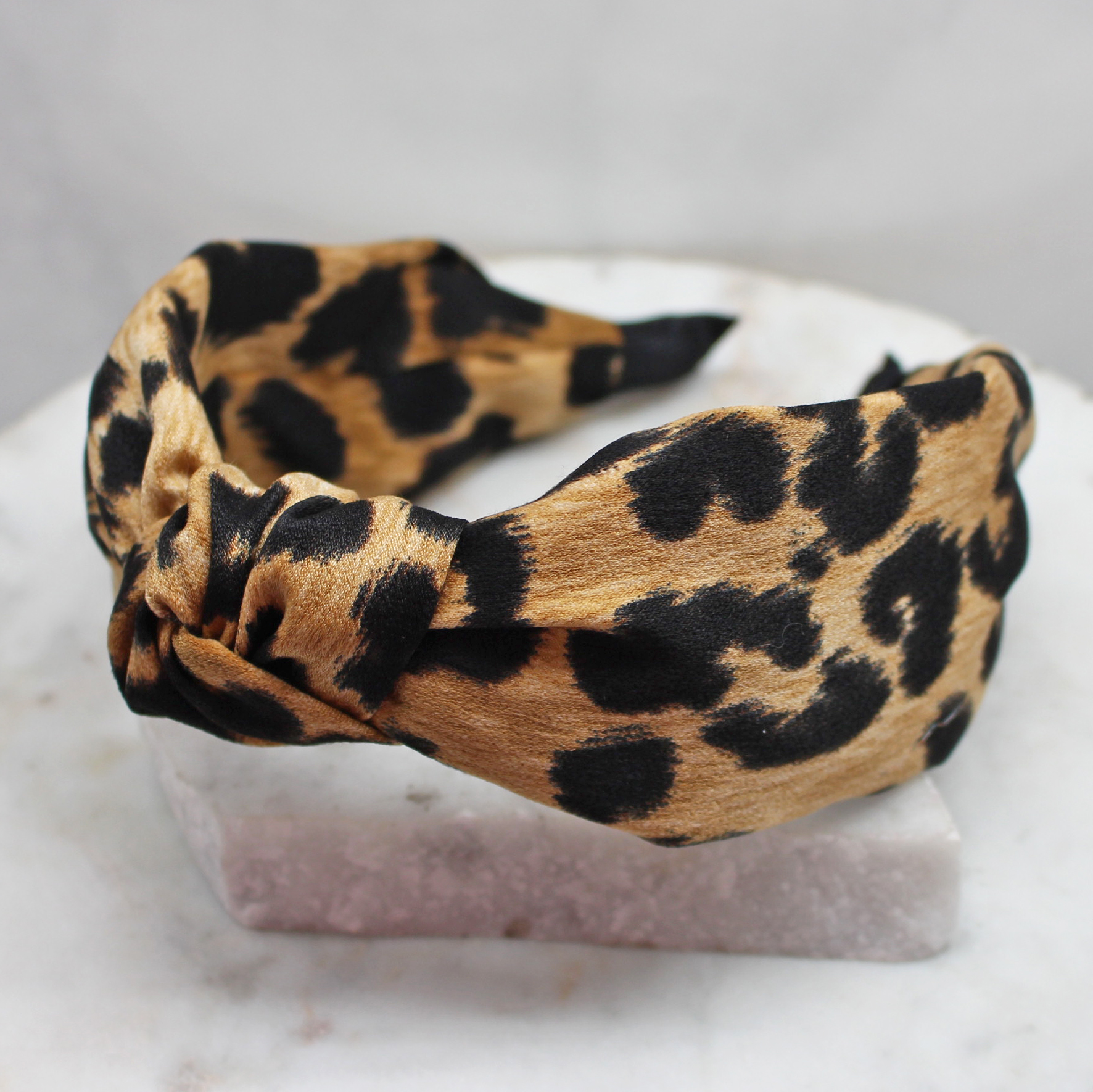 Leopard Headband In Brown Best of Everything Online Shopping
