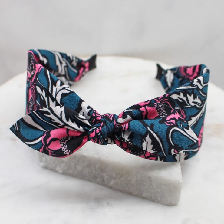 A photo of the Pink Poppy Flower Headband product