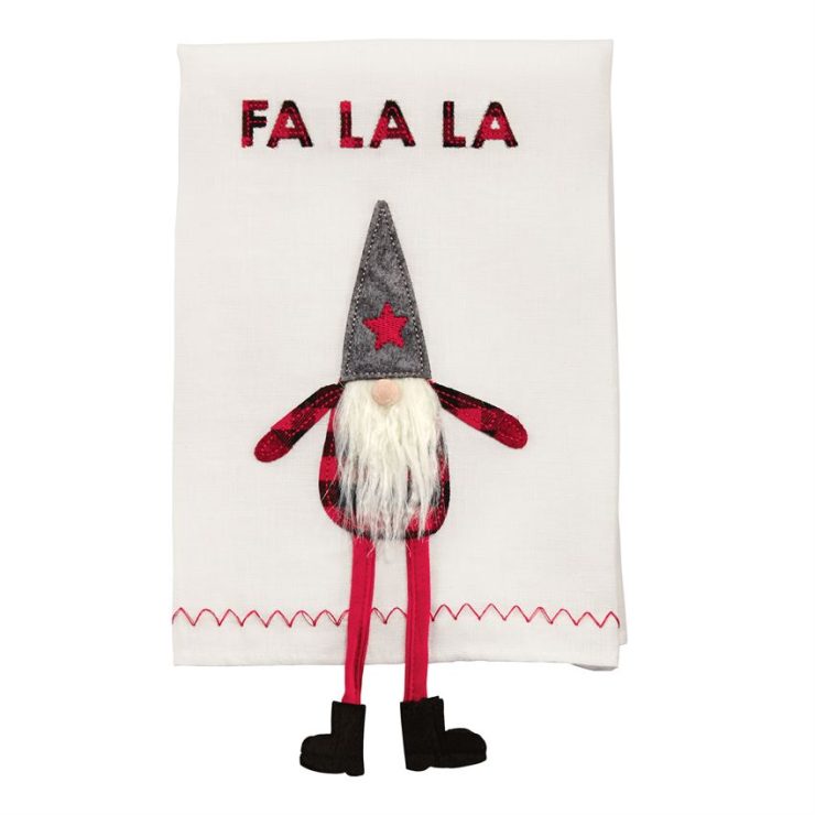 A photo of the Dangle Leg Gnome Towel product