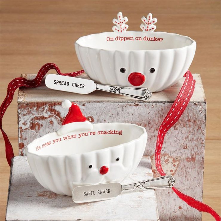 A photo of the Christmas Dip Bowl Set product