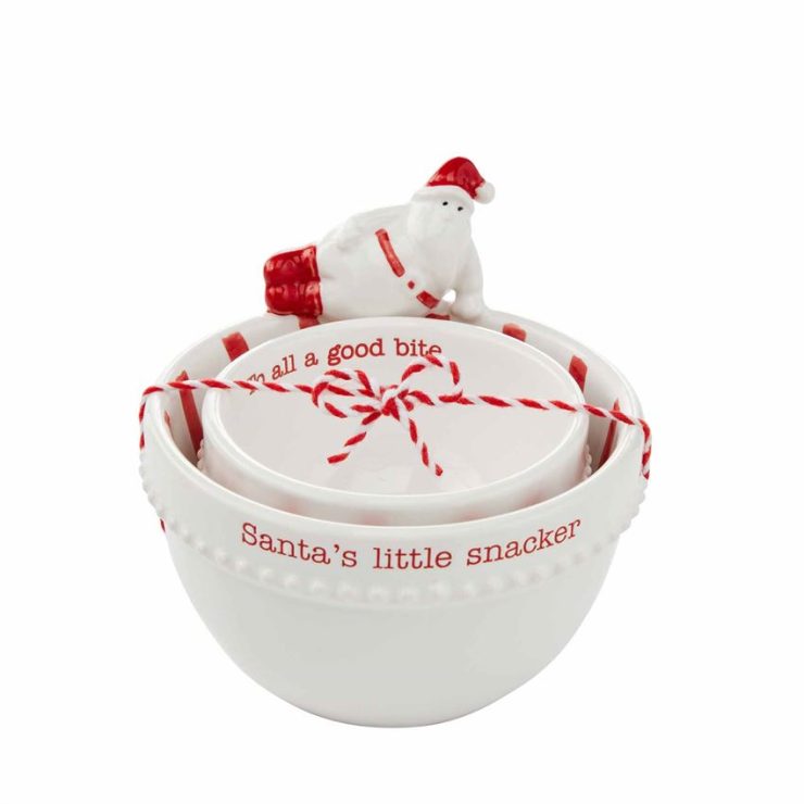 A photo of the Santa's Snacker Bowl Set product