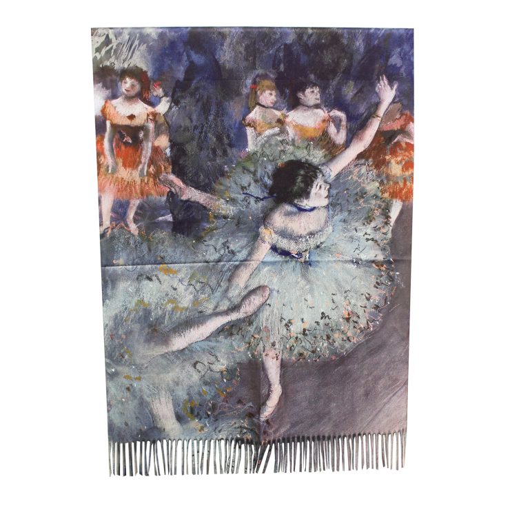 A photo of the Dancing Ballerina Reversible Scarf product