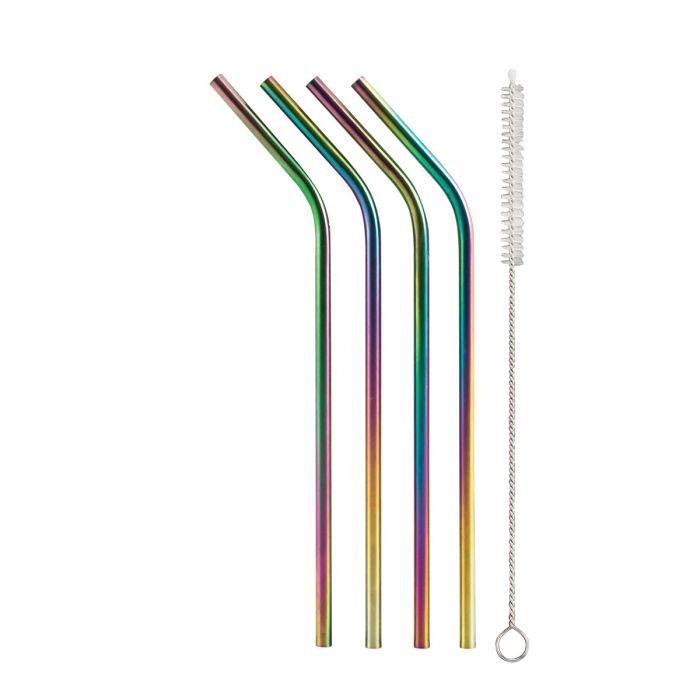 A photo of the Rainbow Drinking Straws product