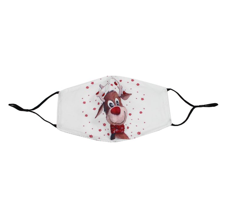 A photo of the Rudolph Face Mask In White product