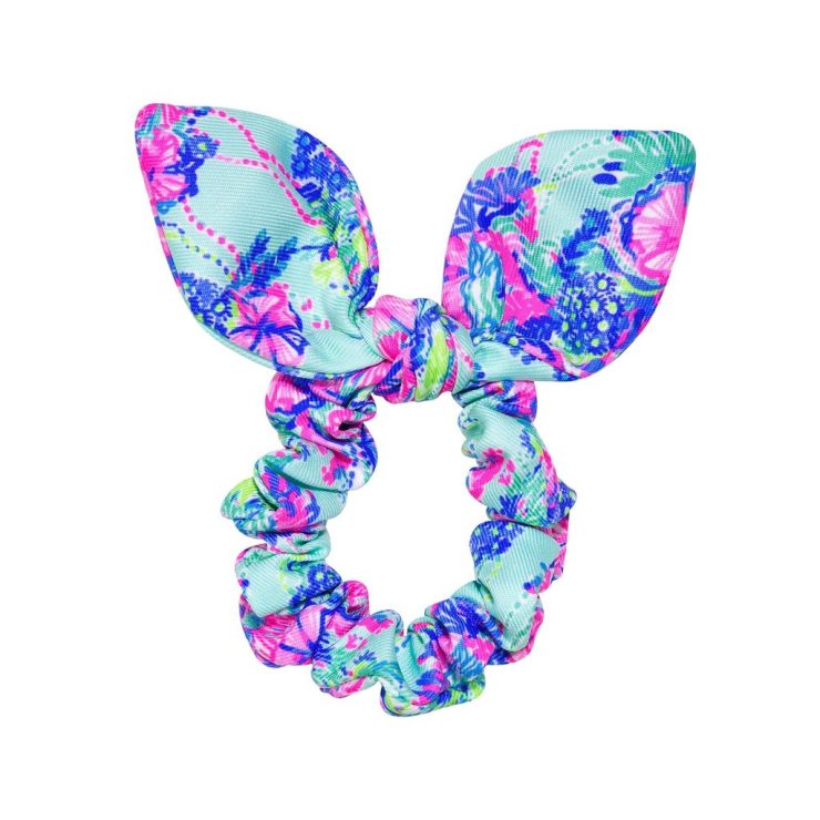 A photo of the Lilly Pulitzer Hair Scrunchie In Beach You To It product