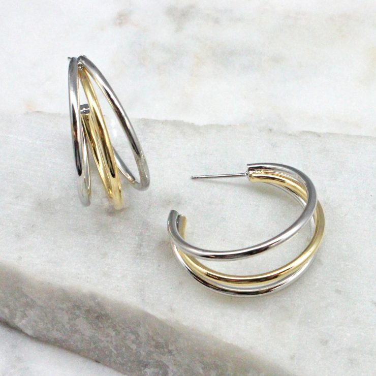 A photo of the Anya Hoop Earrings product