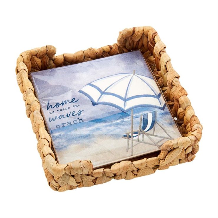A photo of the Beach Napkin Basket Set product
