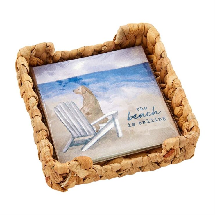 A photo of the Beach Napkin Basket Set product