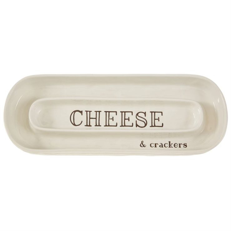 A photo of the Cheese & Cracker Section Server product