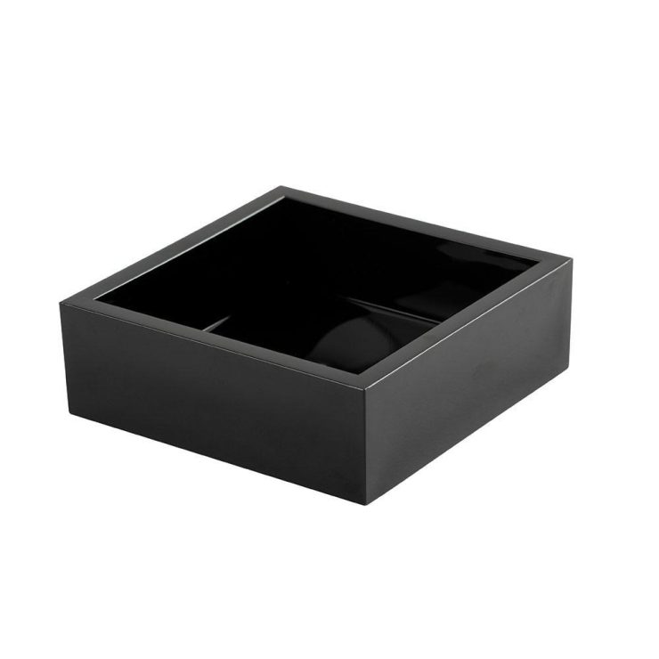 A photo of the Acrylic Cocktail Napkin Holder in Black product