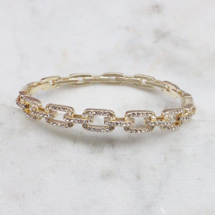 A photo of the Rhinestone Link Bracelet product