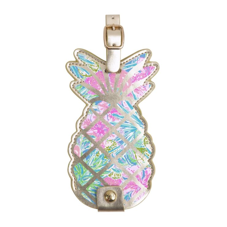 A photo of the Lilly Pulitzer Luggage Tag In Swizzle In product