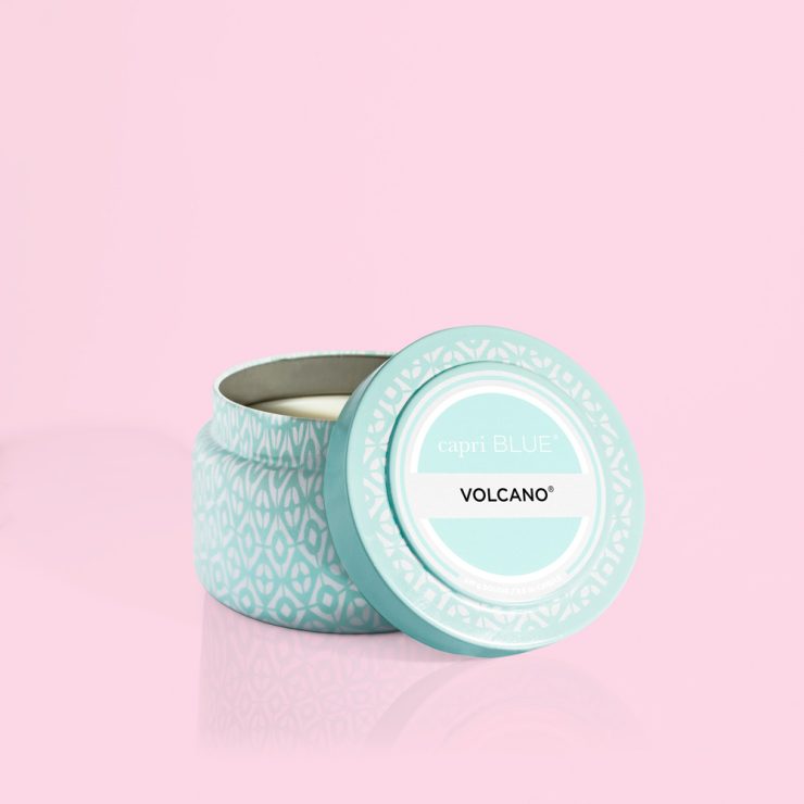 A photo of the Volcano Aqua Printed Travel Tin product