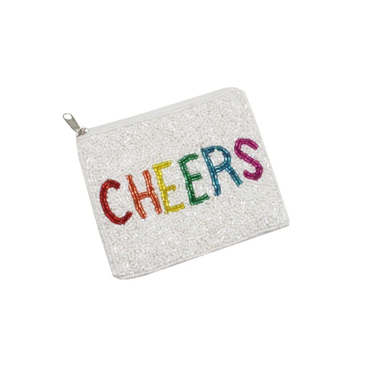 A photo of the Beaded Cheers Coin Purse product