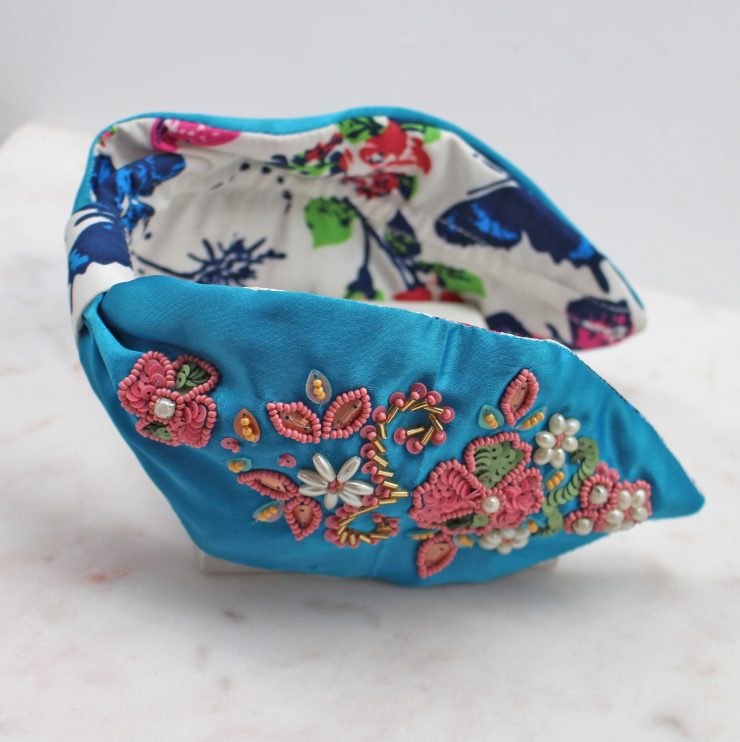 A photo of the Floral Beaded Headband product