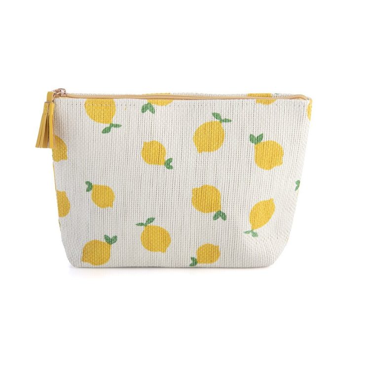 A photo of the Capri Zip Pouch In Yellow product