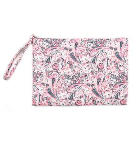 A photo of the Pink Paisley Wristlet product