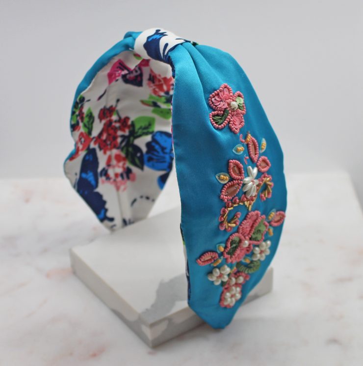 A photo of the Floral Beaded Headband product