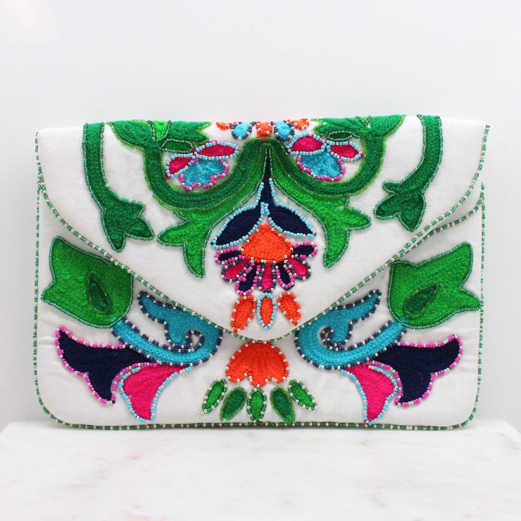 A photo of the Fiesta Beaded Handbag product