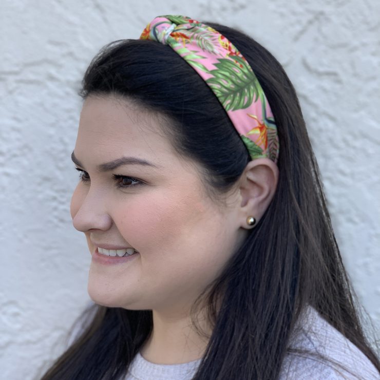 A photo of the Tropical Palm Headband product