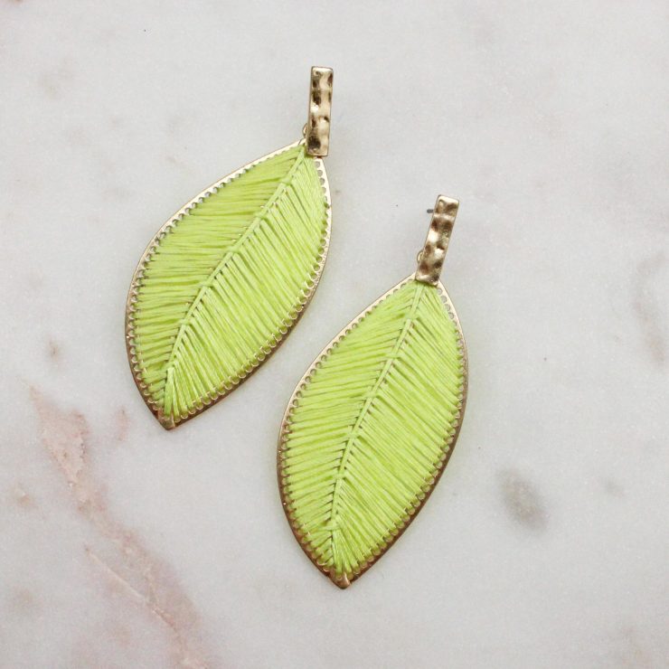 A photo of the Everleigh Earrings In Neon product
