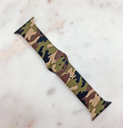A photo of the Army Print Apple Watch Band product