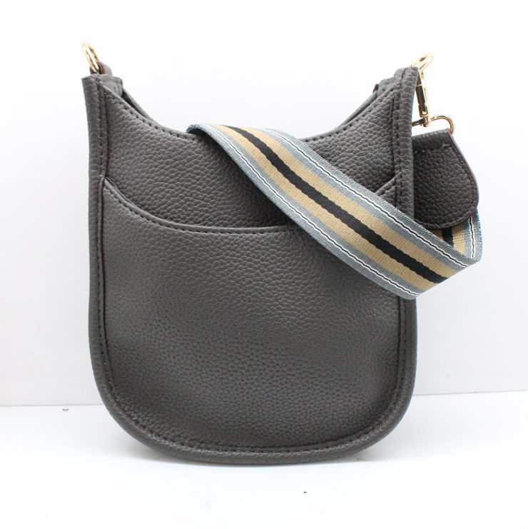 A photo of the Mini Messenger Bag In Dark Grey product