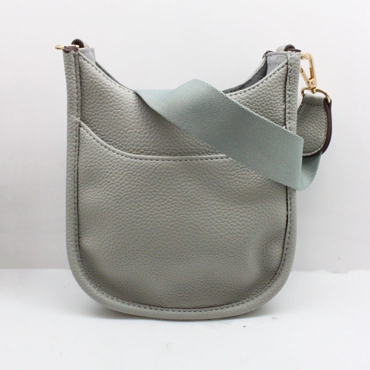 A photo of the Mini Messenger Bag In Light Grey product