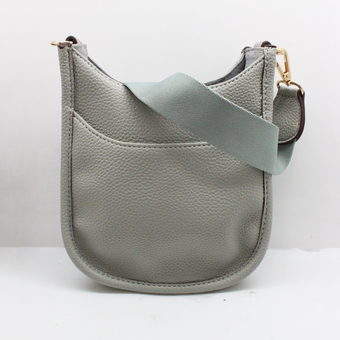 Mini Messenger Bag In Light Grey - Best of Everything | Online Shopping